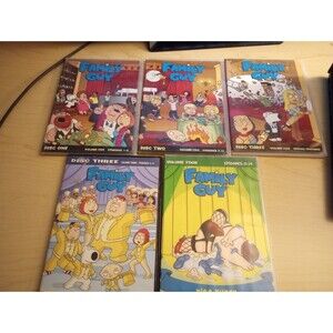 Family Guy Lot 7 Discs DVD DVDs Volume 2 3 4 5 11 Deleted Scenes Peter Brian